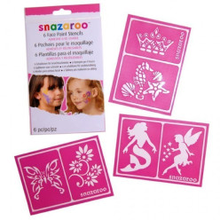 6 Stencils Fantasia Snazaroo
