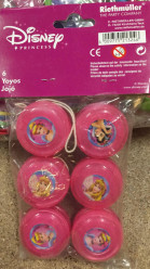 6 Yo-yos Princesas Disney Brinde
