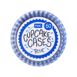 60 Cápsulas Cupcake Azul PME