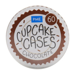 60 Cápsulas Cupcake Castanho PME