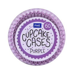 60 Cápsulas Cupcake Violeta PME