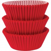75 Forminhas Vermelhas Cupcake - 50mm
