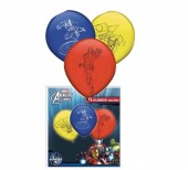 8 balões latex Marvel Avengers