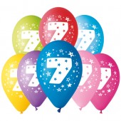 8 Balões Premium Látex Nº 7 - 30cm
