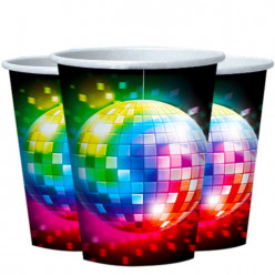 8 Copos Anos 70 Disco Fever 266ml