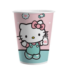 8 Copos Festa Hello Kitty Candy
