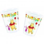 8 Copos Festa Ursinho Winnie The Pooh