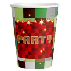 8 Copos Minecraft Tnt Party 250ml