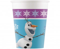 8 Copos Papel Frozen Lights