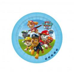 8 Copos Papel Patrulha Pata Azul