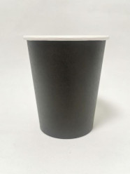 8 Copos Papel Preto 270ml