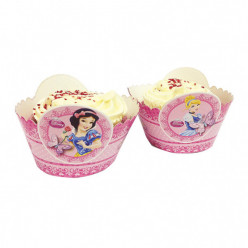 8 Envólucros Cupcakes Princesas