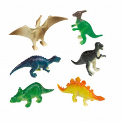 8 Figuras Dinossauros Happy Dinossaur
