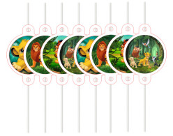 8 Palhinhas Rei Leão