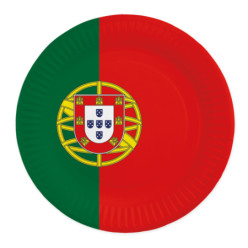 8 Pratos 23cm Portugal