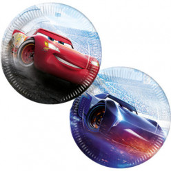 8 Pratos Festa Disney Cars Legend 23 cm