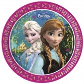 8 Pratos Festa Disney Frozen 23cm