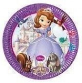 8 Pratos Festa Princesa Sofia 23 cm