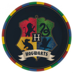 8 Pratos Harry Potter Houses 23cm