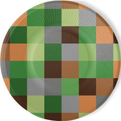 8 Pratos Minecraft Tnt Party 23cm