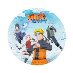 8 Pratos Naruto Shippuden 18cm