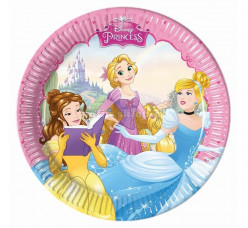 8 Pratos Princesas Disney Dreaming 20cm
