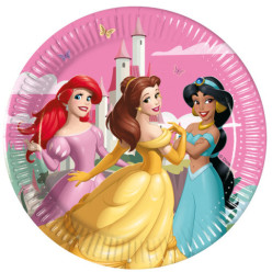 8 Pratos Princess Create Your World 20cm