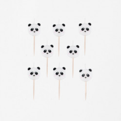 8 Velas Mini Panda