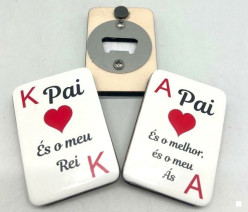 Abre Capsulas com Iman Dia do Pai Cartas Sortido