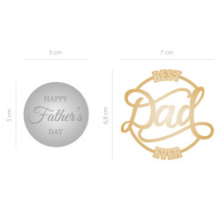 Apliques "Best Dad Ever"