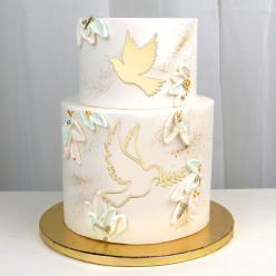 Apliques Bolo Pombas