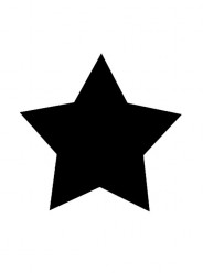 Ardósia em forma de Estrela