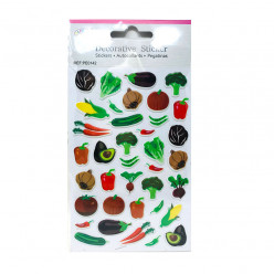 Autocolantes 3D Legumes