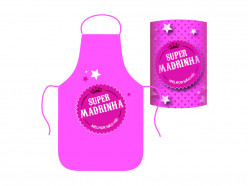 Avental Rosa Madrinha