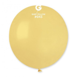 Balão Amarelo Baby Yellow 19" (48cm)