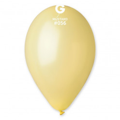 Balão Amarelo Mostarda Metalizado 12" (30cm)