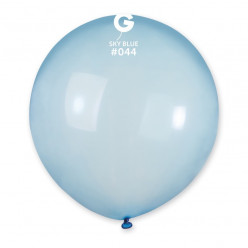 Balão Azul Crystal 19" (48cm)
