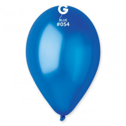 Balão Azul Metalizado 12" (30cm)