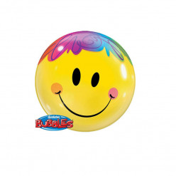 Balão Bubble Cara Sorridente