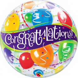 Balão Bubble Congratulations