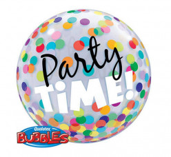 Balão Bubbles Party Time 56cm