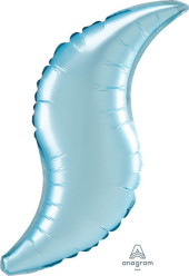 Balão Curva Azul Claro Satin 71cm