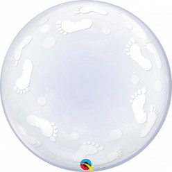 Balão Deco Bubble Pézinhos bebé