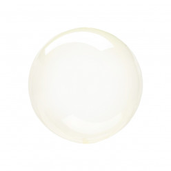 Balão Decorativo Crystal Clearz Petite Amarelo 25cm
