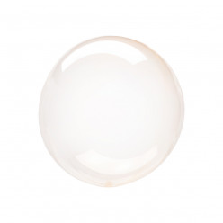 Balão Decorativo Crystal Clearz Petite Laranja 25cm