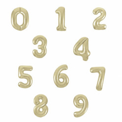 Balão Dourado Número 34&quot;/86cm