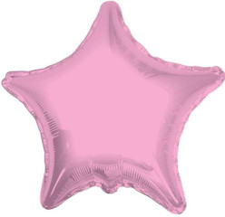 Balão Estrela Metalizado Rosa