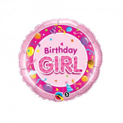 Balão Foil Birthday Girl 46cm