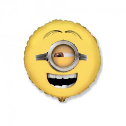 Balão Foil Cara Stuart Minions 45cm