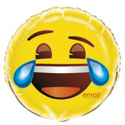 Balão Foil Emoji Chorar de Rir 18"